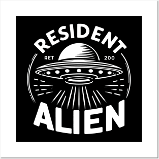 Resident Alien UFO Posters and Art